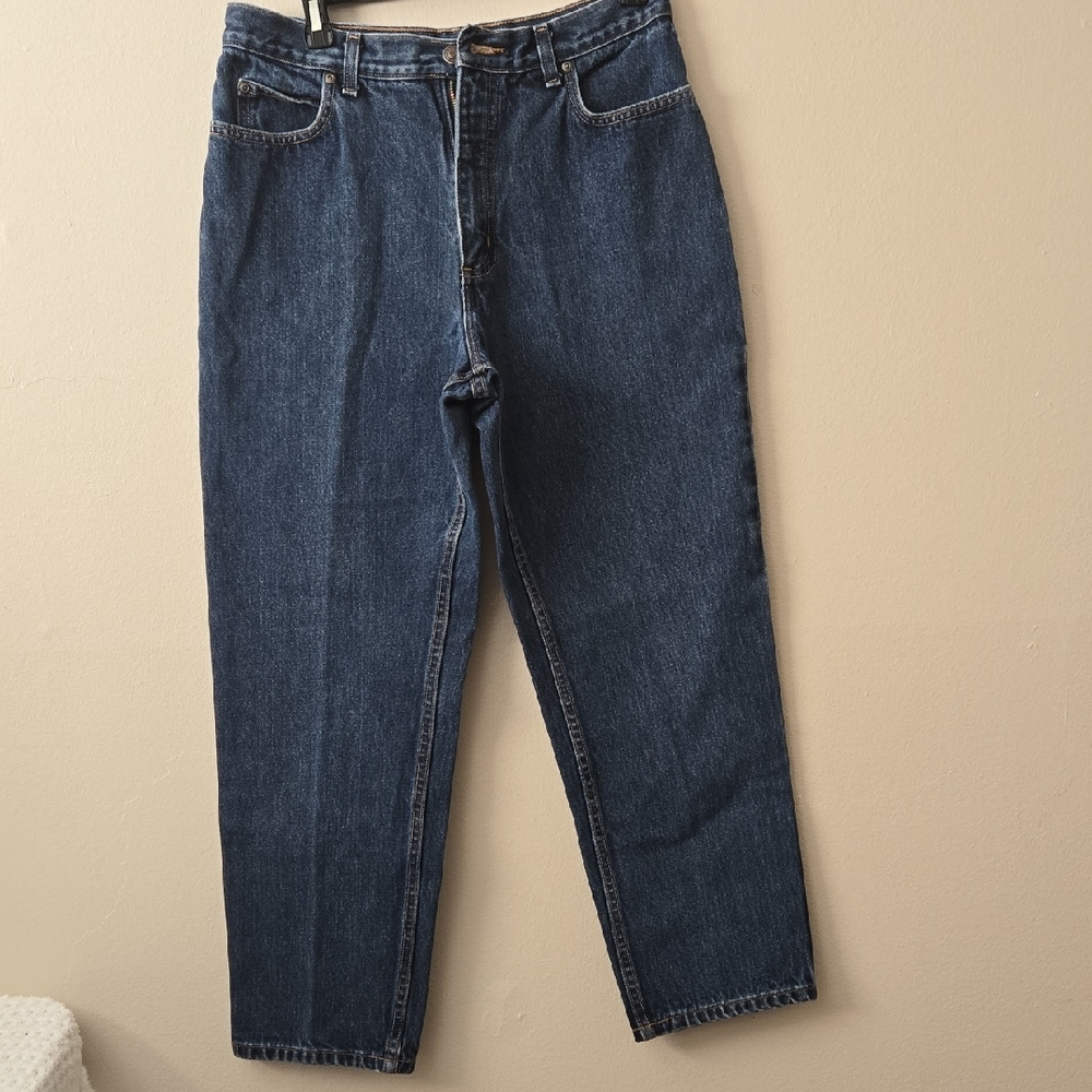 Lands' End Men's Relaxed Fit Blue Jeans